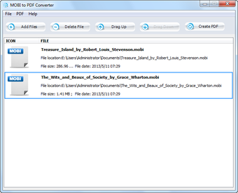 Image 0 for MOBI to PDF Converter