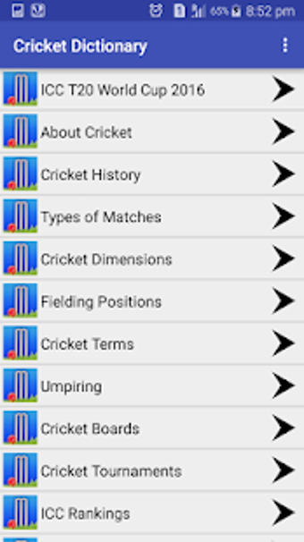 Image 2 for Cricket Dictionary