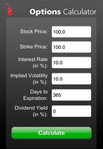 Image 0 for IB Options Calculator