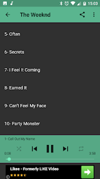 Image 0 for The Weeknd mp3 Offline Be…