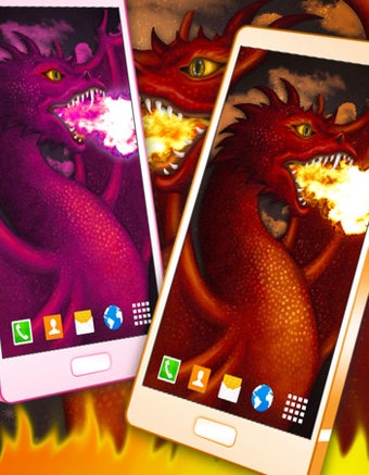 Image 1 for Dragon Fire Live Wallpape…