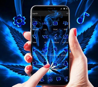 Image 1 for Weed Rasta Magic Blue Bur…