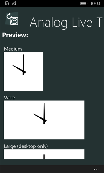 Imagen 3 para Analog Live Tile Clock fo…