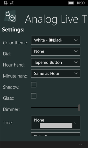 Imagen 0 para Analog Live Tile Clock fo…