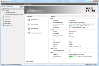 Imagen 1 para MailStore Server