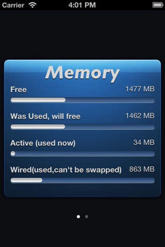 Image 0 for RAM status ('random acces…