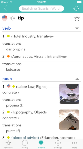 Image 0 for English Spanish Dictionar…