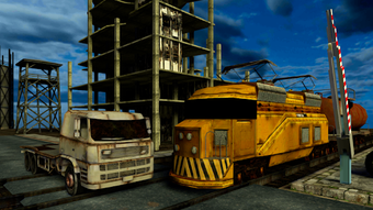 Image 2 for Railroad crossing - Freig…