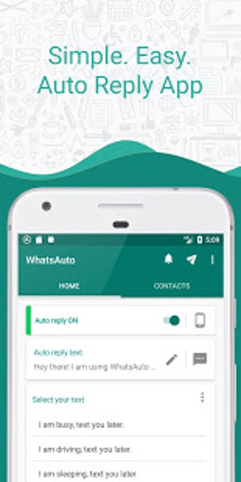 Image 1 for WhatsAuto - Reply App
