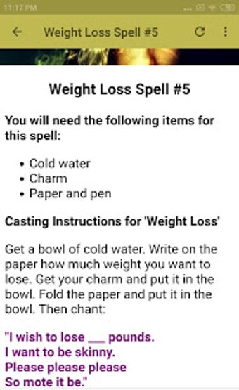 Imagen 1 para WHITE MAGIC: WEIGHT LOSS …