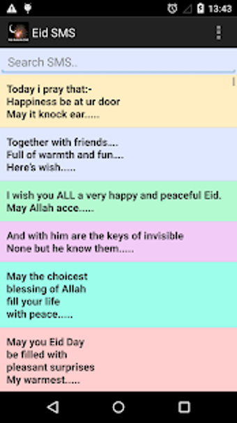 Image 0 for Eid Mubarak SMS Greetings