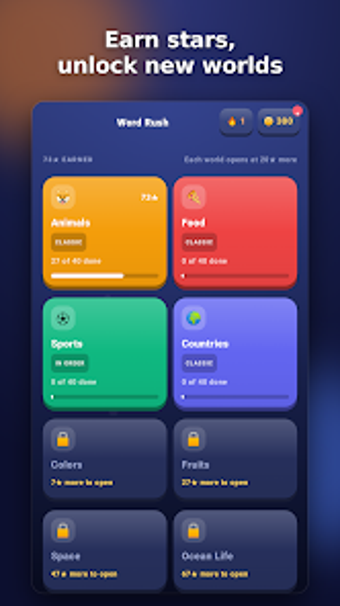 Imagen 0 para Word Rush: Word Search Ga…