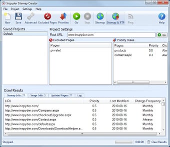 Image 0 for Inspyder Sitemap Creator