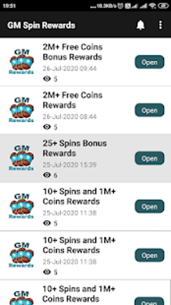 Image 0 for GM Spin Rewards (Coin Mas…