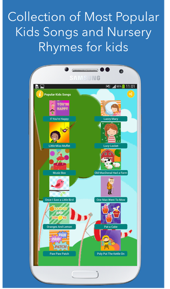 Imagen 1 para Popular Kids Songs Collec…