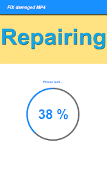 Image 0 for Repair Damaged Video