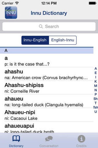 Image 0 for Innu Dictionary