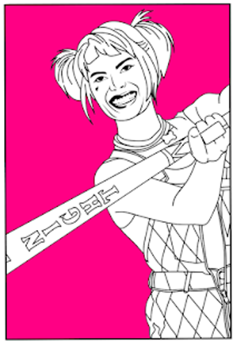 Image 3 for Harley Quinn Coloring Boo…
