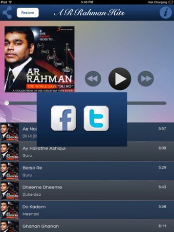 Image 2 for A. R. Rahman Hits