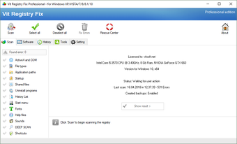 Image 0 for Vit Registry Fix Free