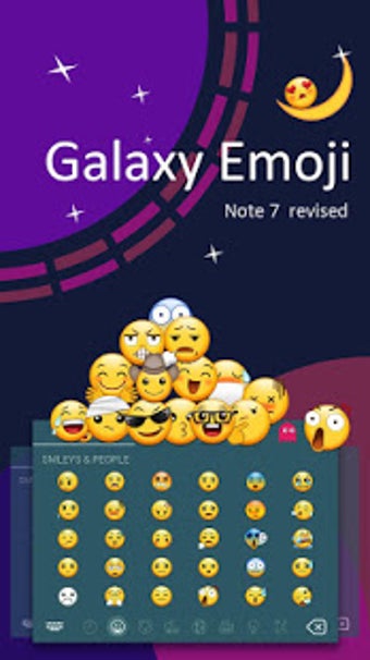 Image 1 for Galaxy emoji theme for ga…