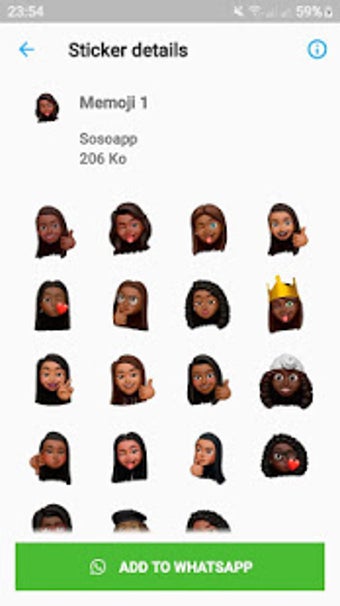 Image 1 for Memoji Black People Stick…