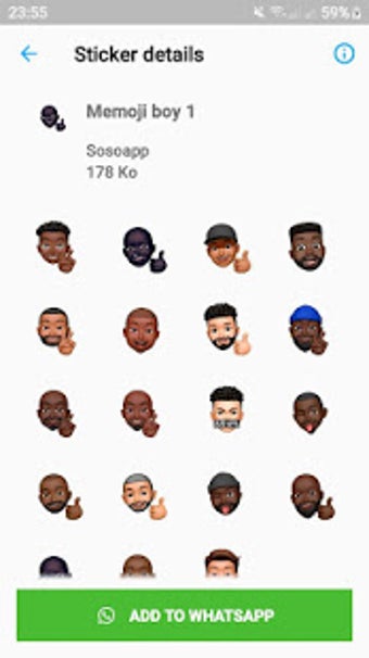 Image 3 for Memoji Black People Stick…