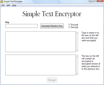 Image 0 for Simple Text Encryptor