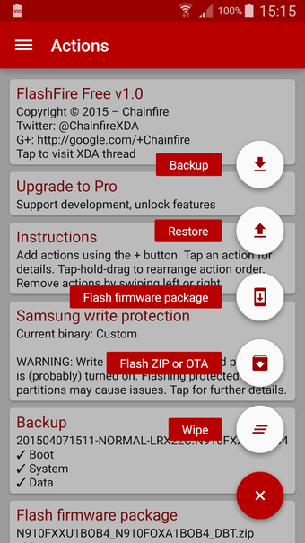 Image 0 for [root] FlashFire
