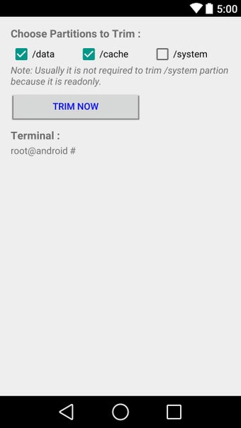 Image 1 for Trimmer (fstrim)