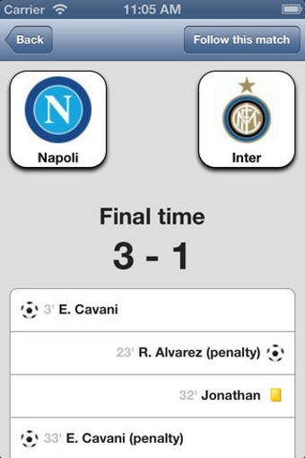 Imagen 0 para Live Scores for Napoli