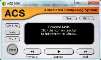 Image 0 for Automated Composing Syste…