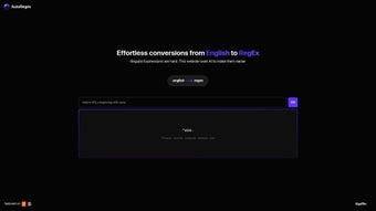 Image 0 for AutoRegex