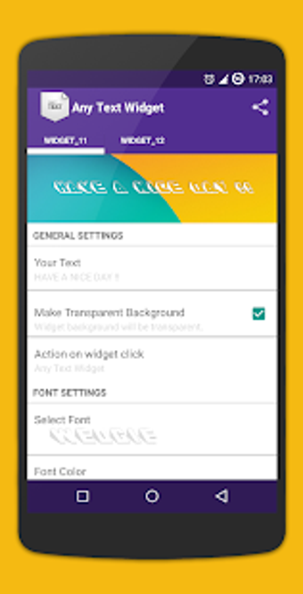 Imagen 3 para Simple Text Widget (Any T…