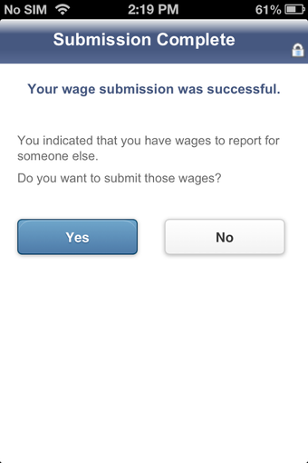 Image 0 for SSI Mobile Wage Reporting