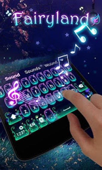 Imagen 1 para Fairy Land GO Keyboard Th…