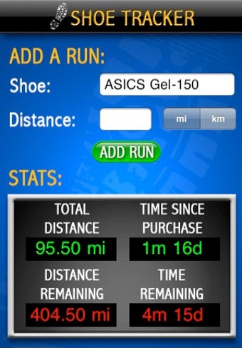 Image 0 for Running Shoe Tracker Free