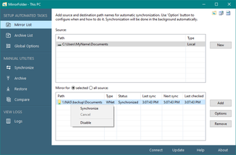 Imagen 1 para MirrorFolder