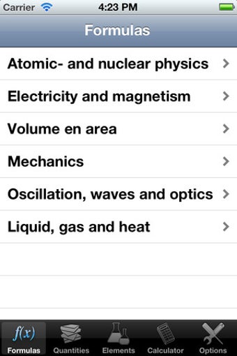 Image 2 for iFormulas for iPhone and …