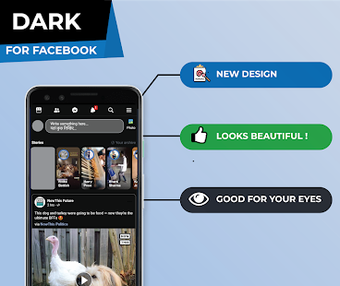 Imagen 2 para Dark Mode for Facebook