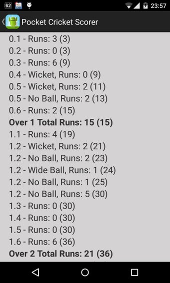 Image 1 for Pocket Cricket Scorer