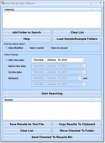 Image 0 for Find Files By Date Softwa…