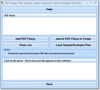 Image 0 for PDF Change Title, Subject…