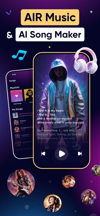 Image 0 for AIR Music - AI Song Gener…