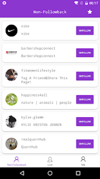 Imagen 1 para Unfollowers for Instagram…