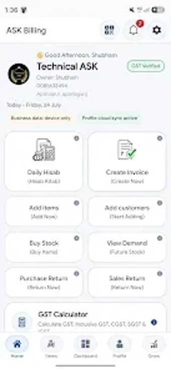 Imagen 0 para ASK Billing - GST Invoice