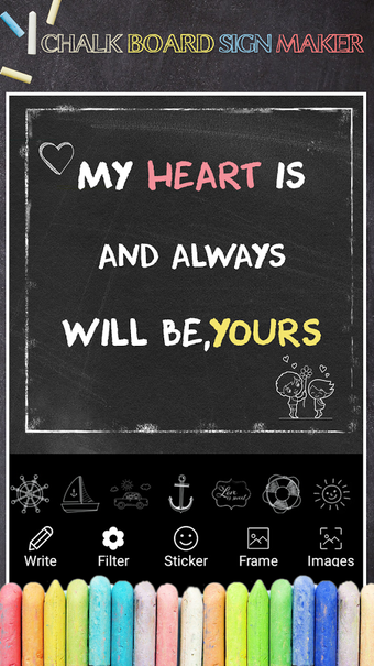 Image 1 for Chalkboard Sign Maker
