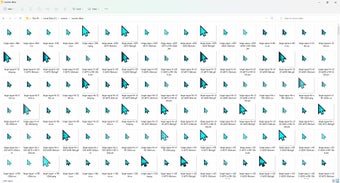 Image 0 for Blue Hue Cursor Collectio…