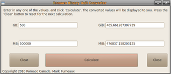 Imagen 0 para Binary Unit Converter