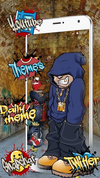 Imagen 1 para Hip-Hop Graffiti Theme